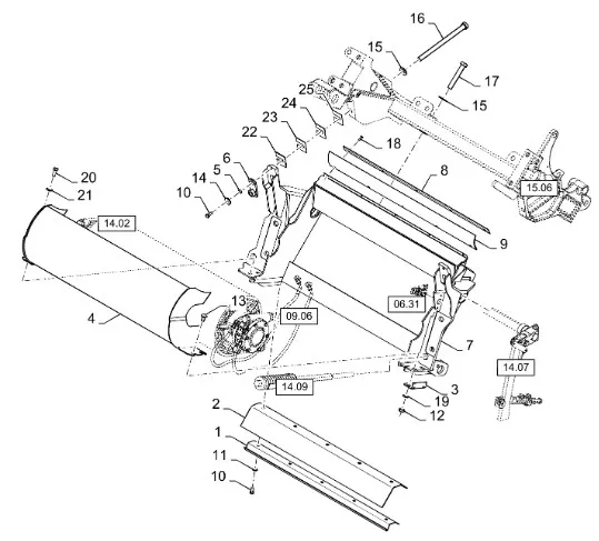 87353622 - Стальная штампованная планка
